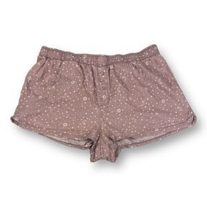 Pink Victorias Secret Boxer Shorts Size Large